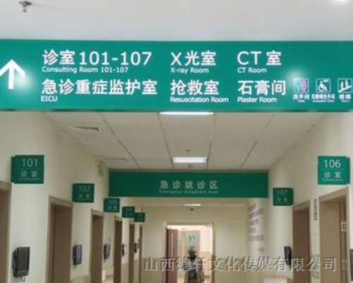 醫院導向牌